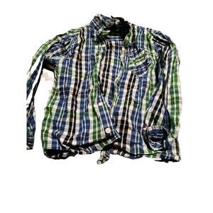 buzz cuts size 7 green blue and white